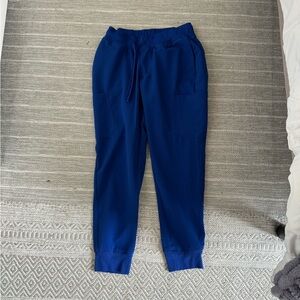 Mandala galaxy blue high waisted scrub joggers